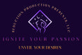 Logo and text for Seduction Production Presents, LLC on a dark purple background