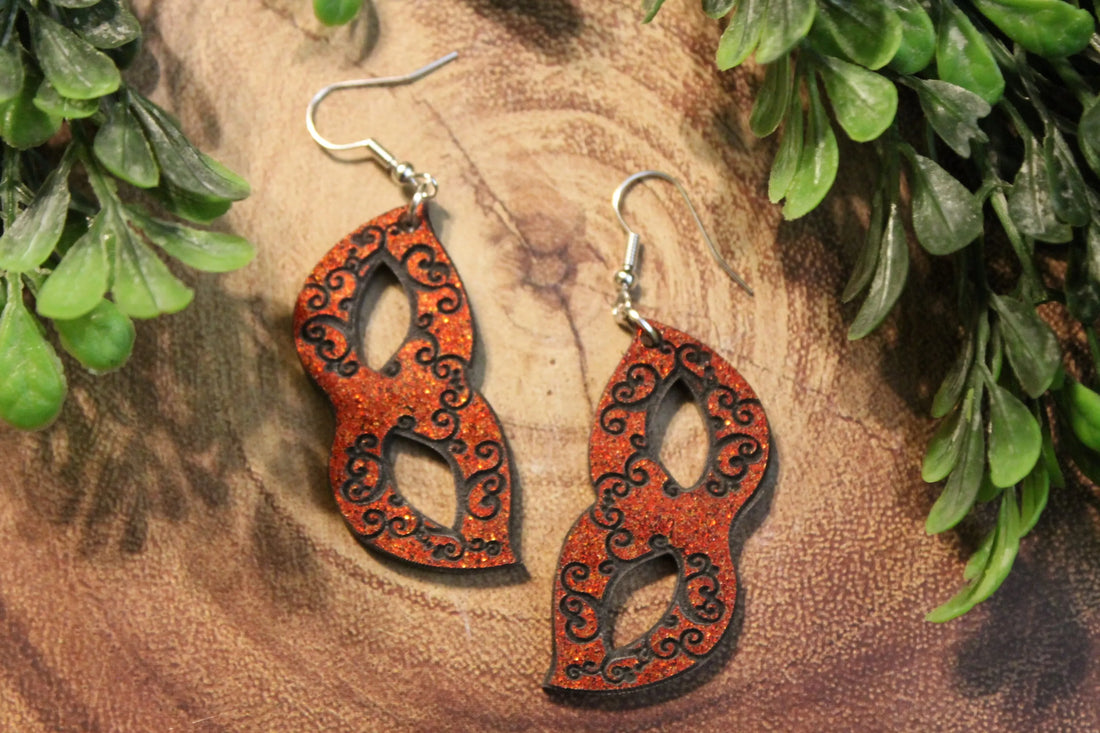 Masquerade Ball Masks | Dangle Earrings