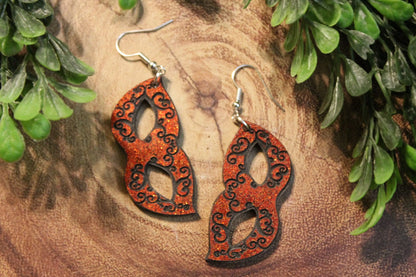 Masquerade Ball Masks | Dangle Earrings