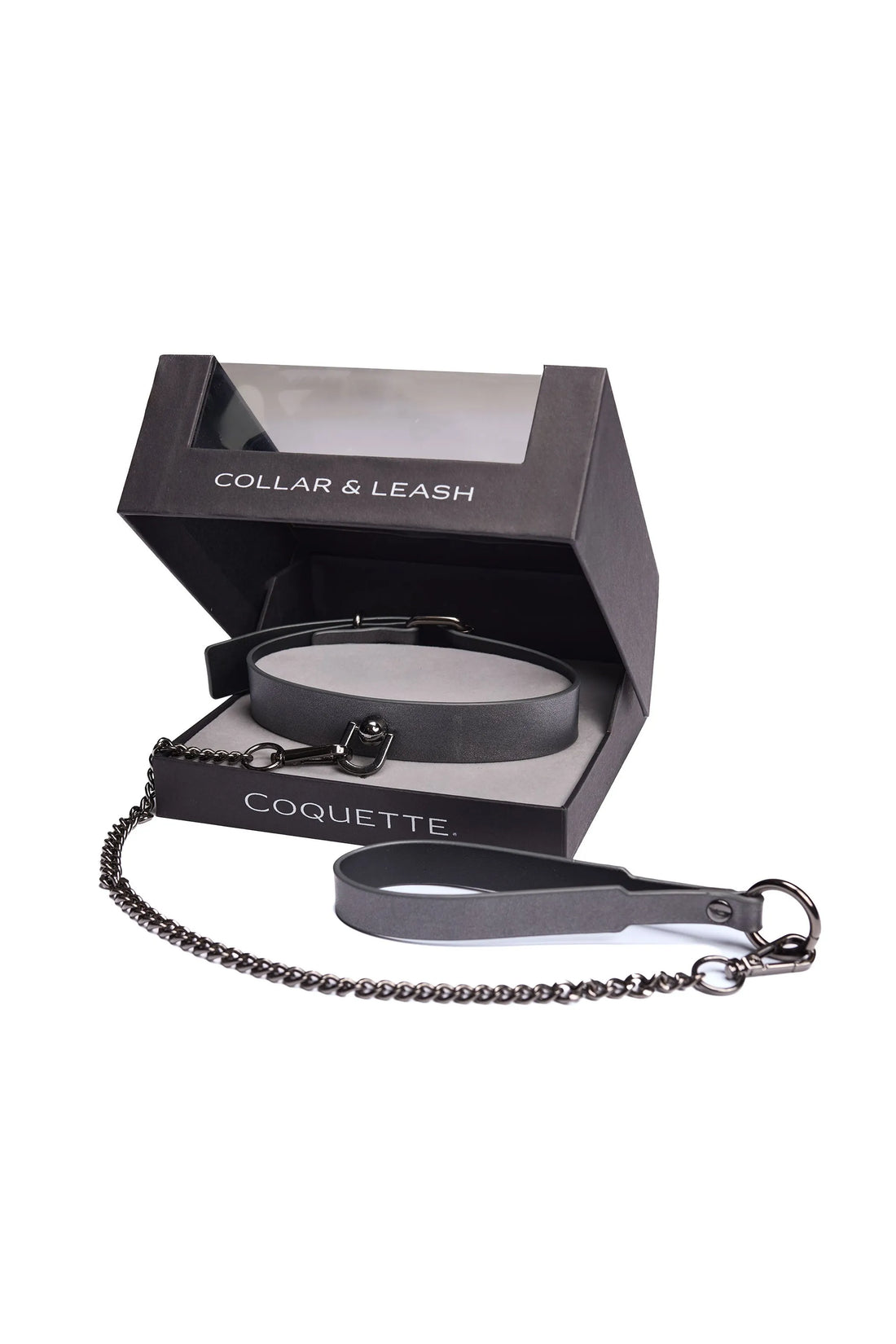 Metal Glam Collar &amp; Leash