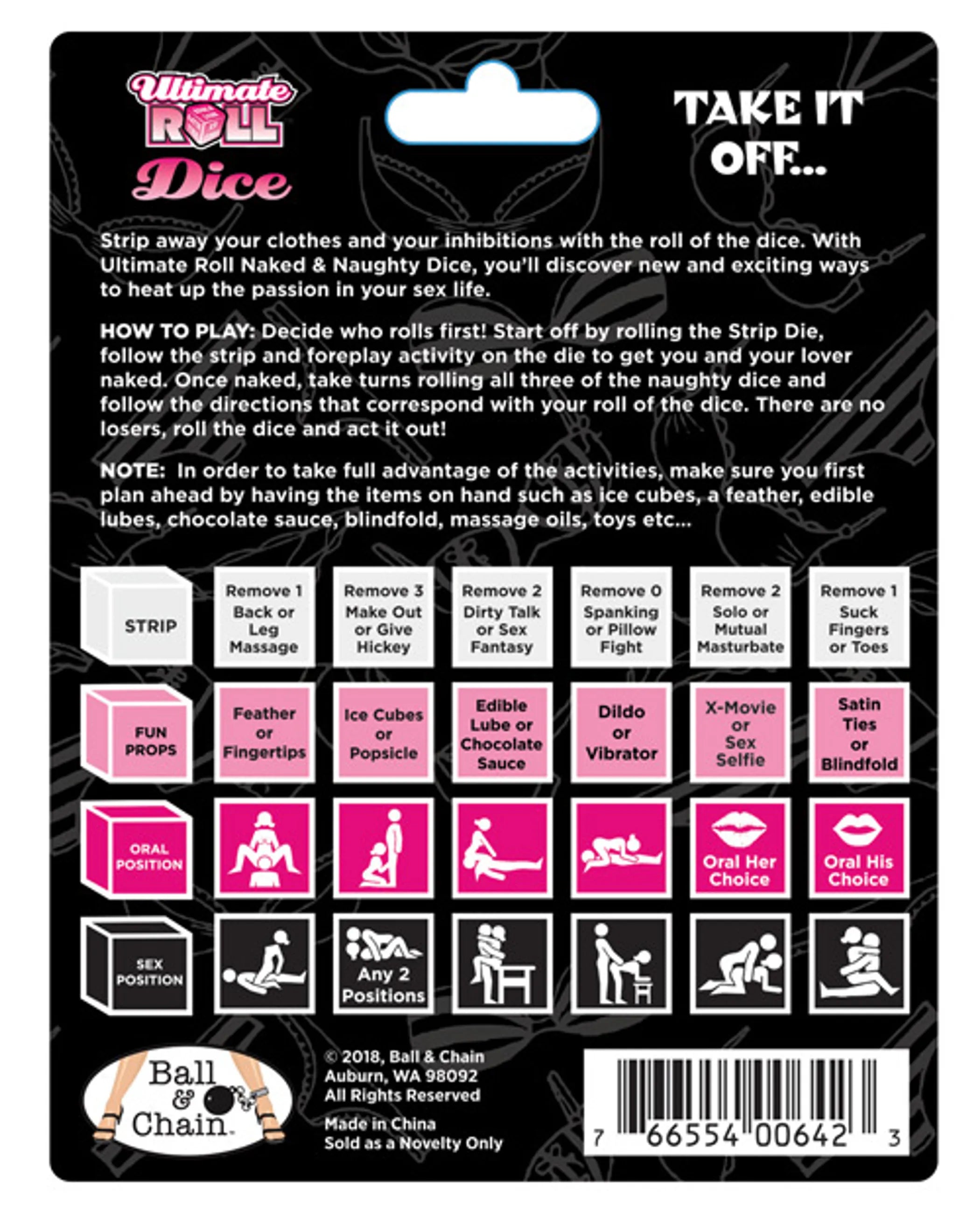 NAKED &amp; NAUGHTY DICE