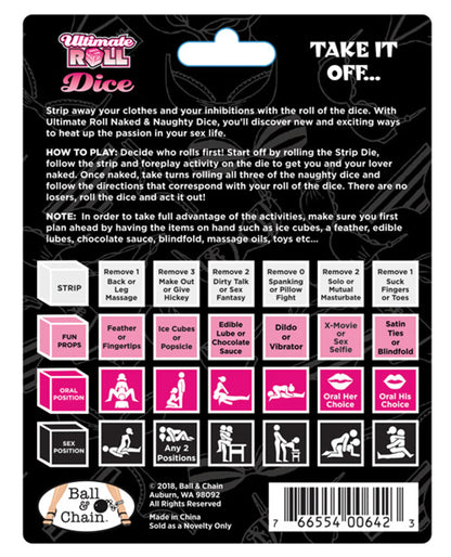 NAKED &amp; NAUGHTY DICE