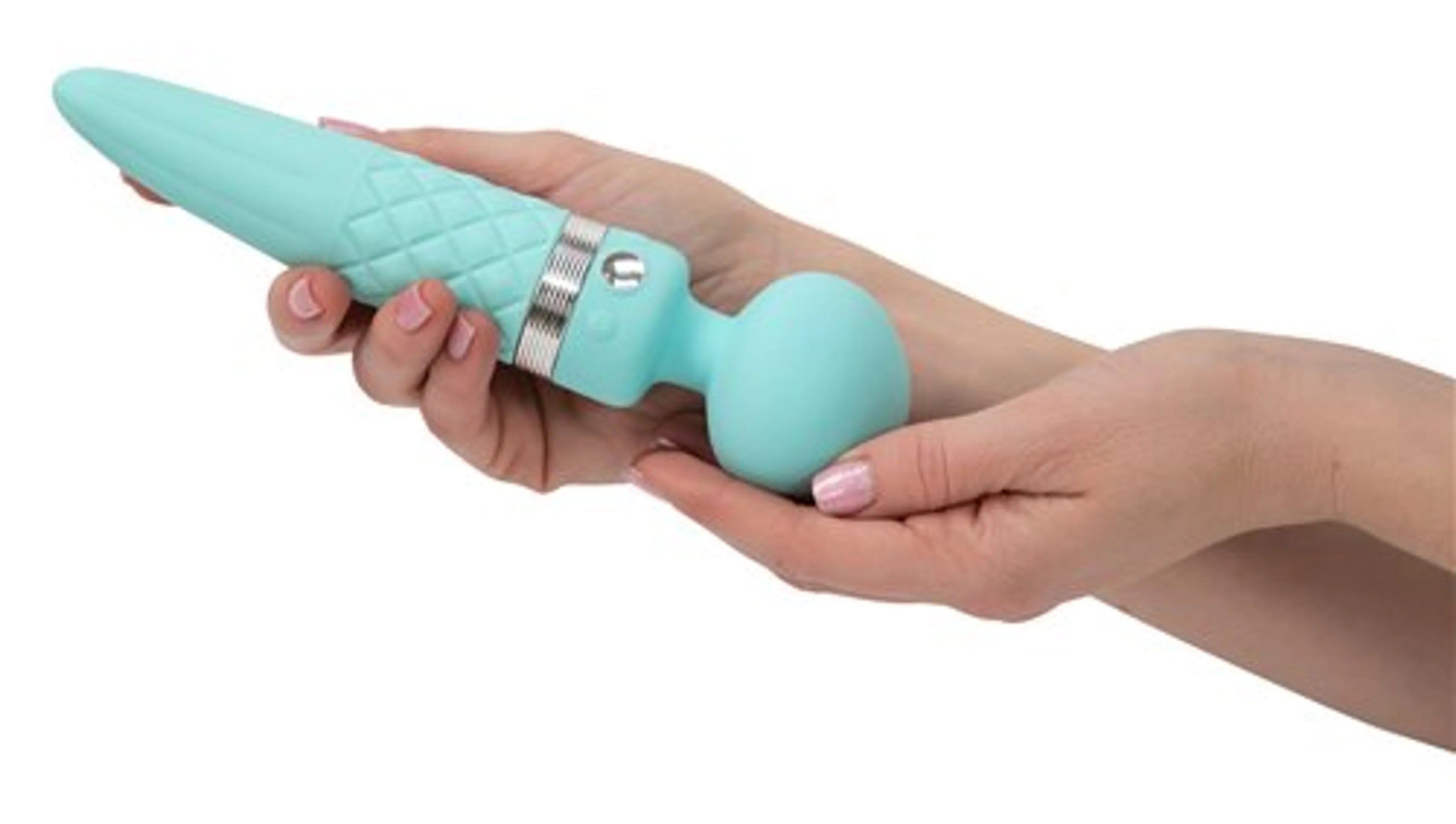 PILLOW TALK SULTRY ROTATING WAND TEAL