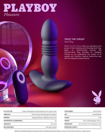 PLAYBOY TRUST THE THRUST