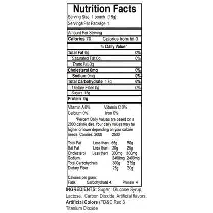 HEAD JOB ORAL SEX CANDY STRAWBERRY RED