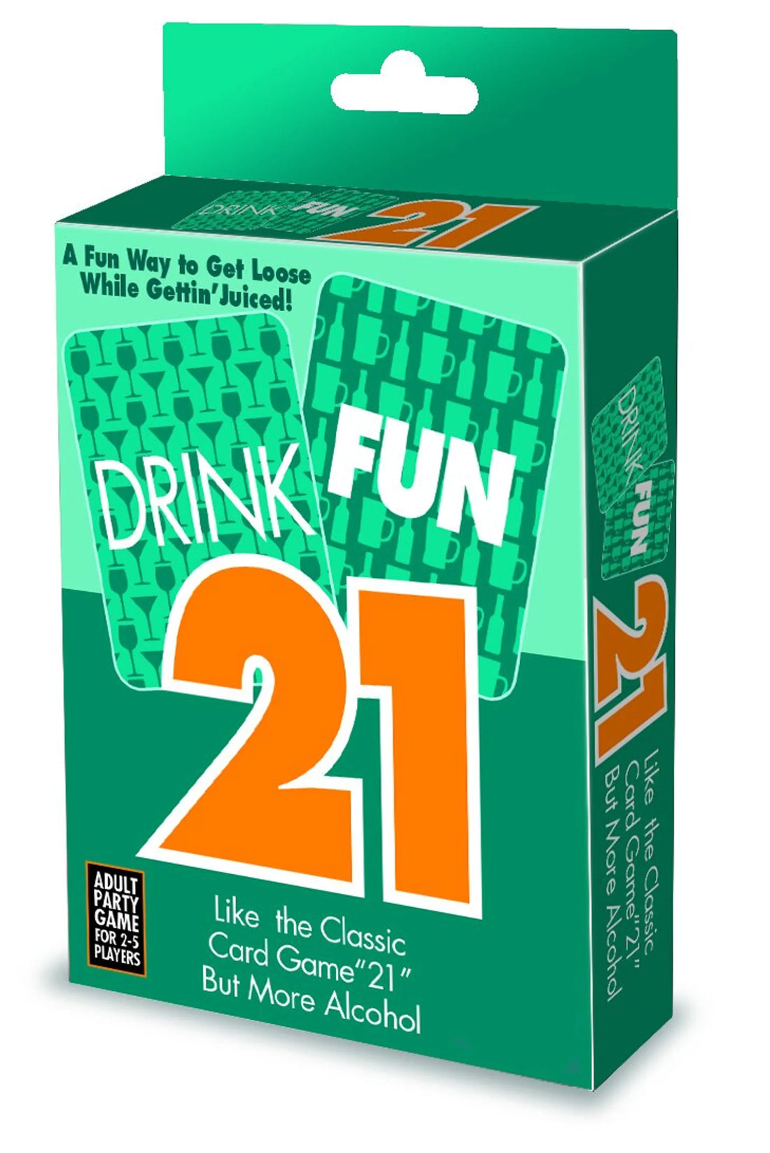Drink Fun 21 - adult drinking card game for parties, where fun meets drinking activities and trivia.