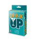 Drink Up card game packaging for an adult drinking card game in vibrant colors.