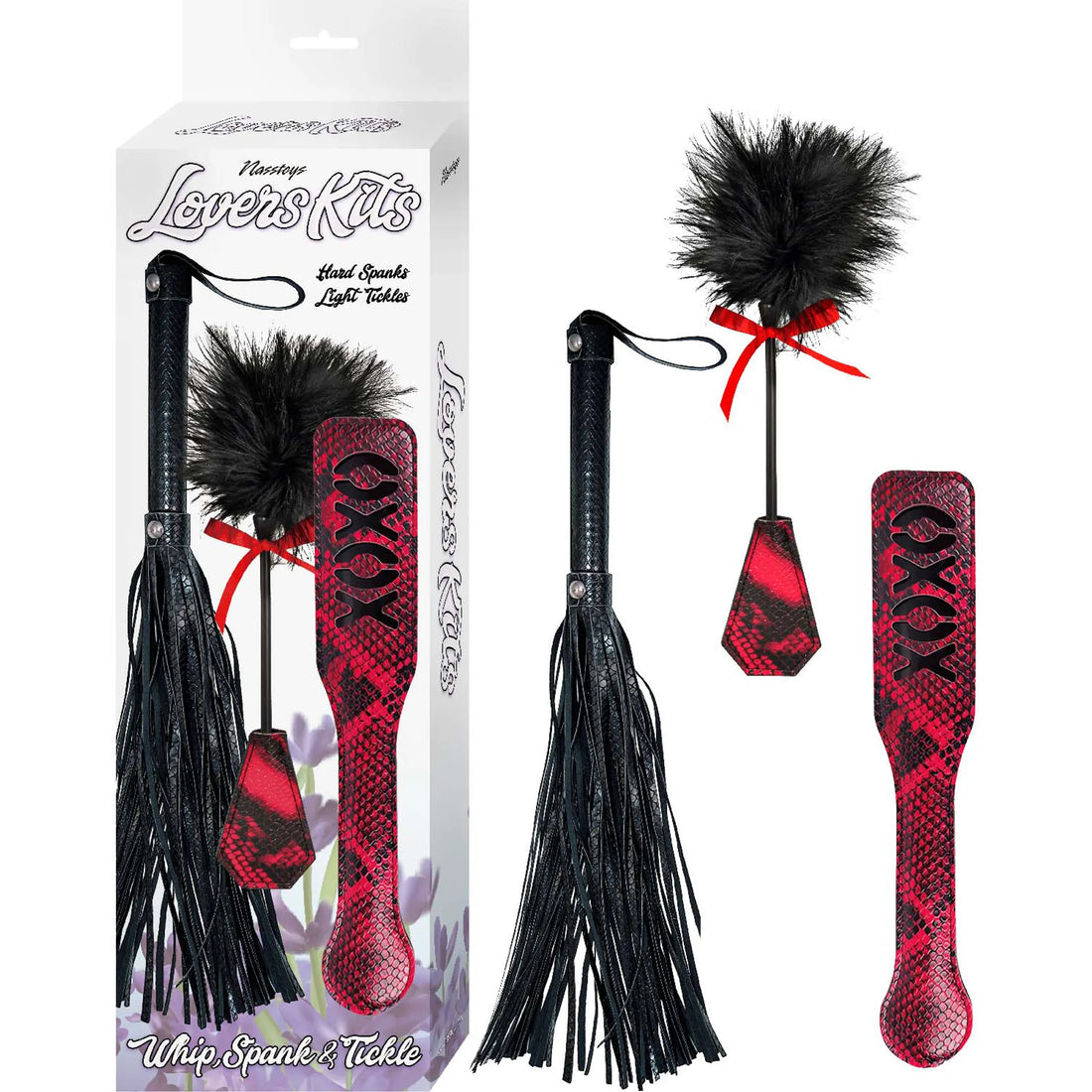 LOVERS KITS WHIP TICKLE &amp; PADDLE