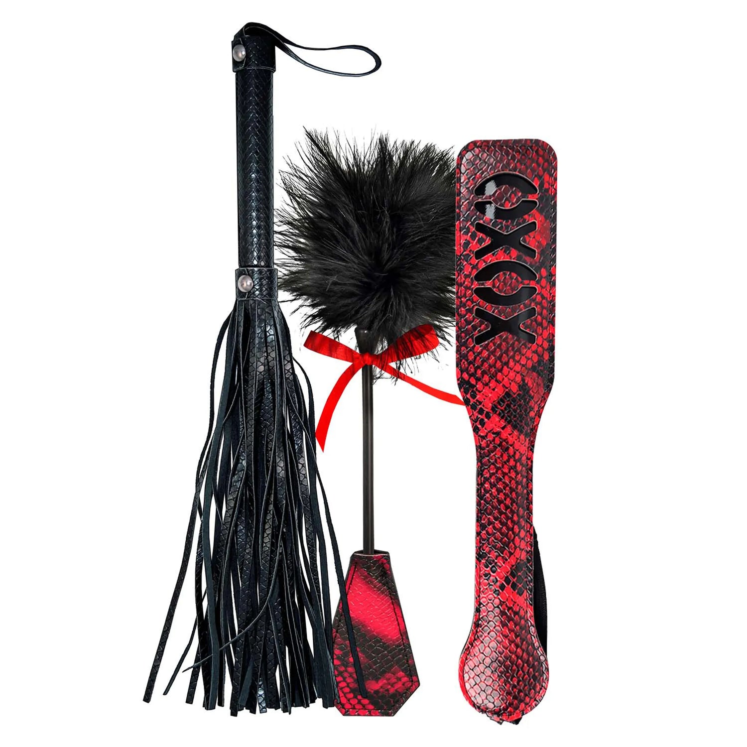 LOVERS KITS WHIP TICKLE &amp; PADDLE