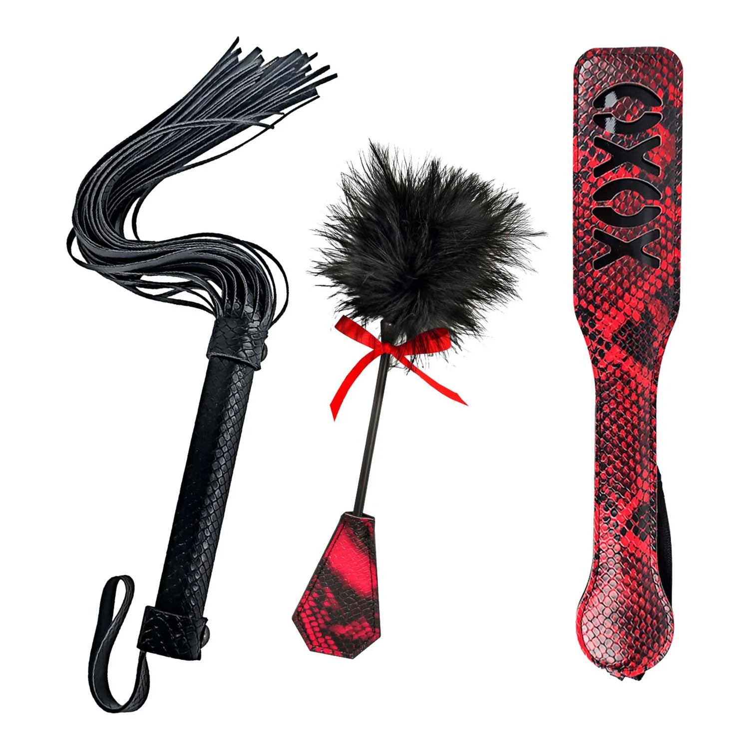 LOVERS KITS WHIP TICKLE &amp; PADDLE
