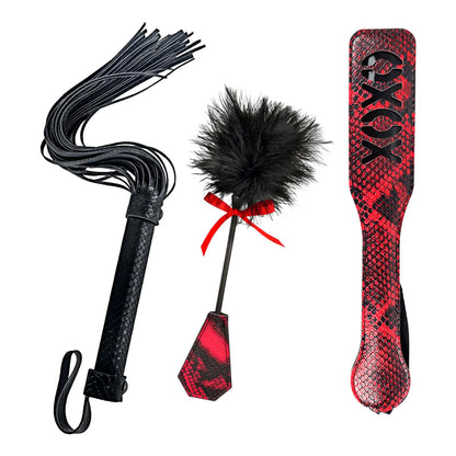 LOVERS KITS WHIP TICKLE &amp; PADDLE