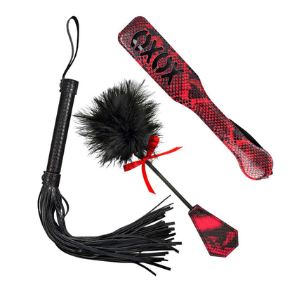 LOVERS KITS WHIP TICKLE &amp; PADDLE