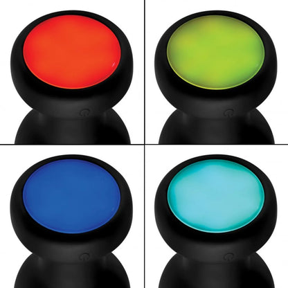 BOOTY SPARKS SILICONE LED PLUG VIBRATING LARGE